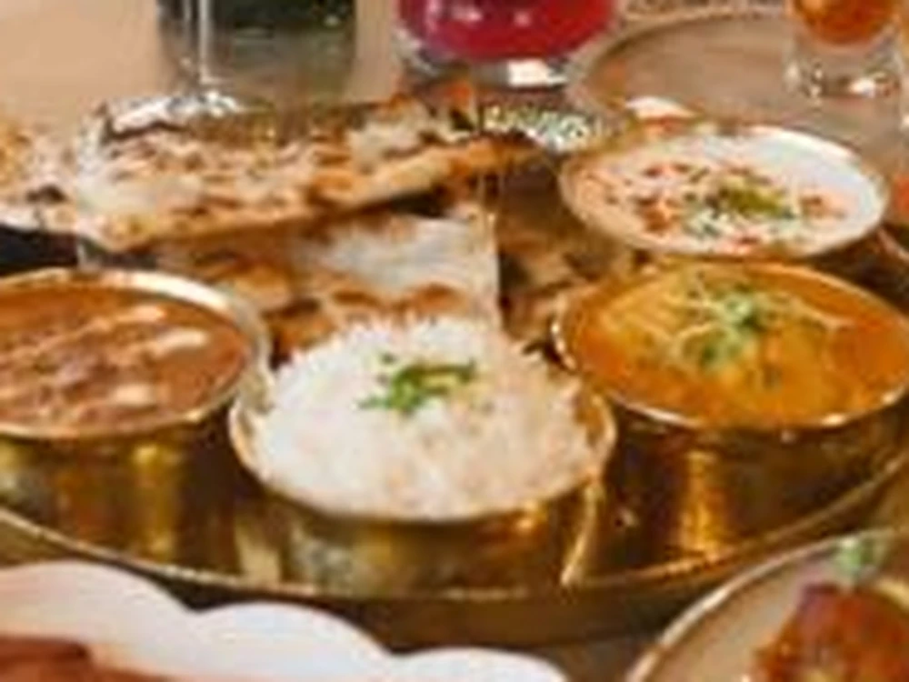 Junoon Thali at Cafe Junoon, a pure vegetarian Indian cafe in Cornerstone, NE Calgary